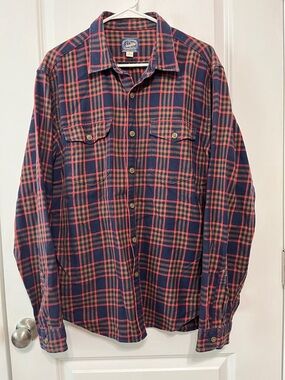 J. Crew Sportmen's Outfitter Flannel Sz Large